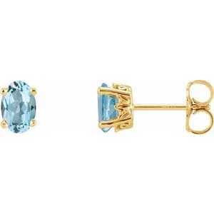 14K White Natural Mozambique Garnet Earrings