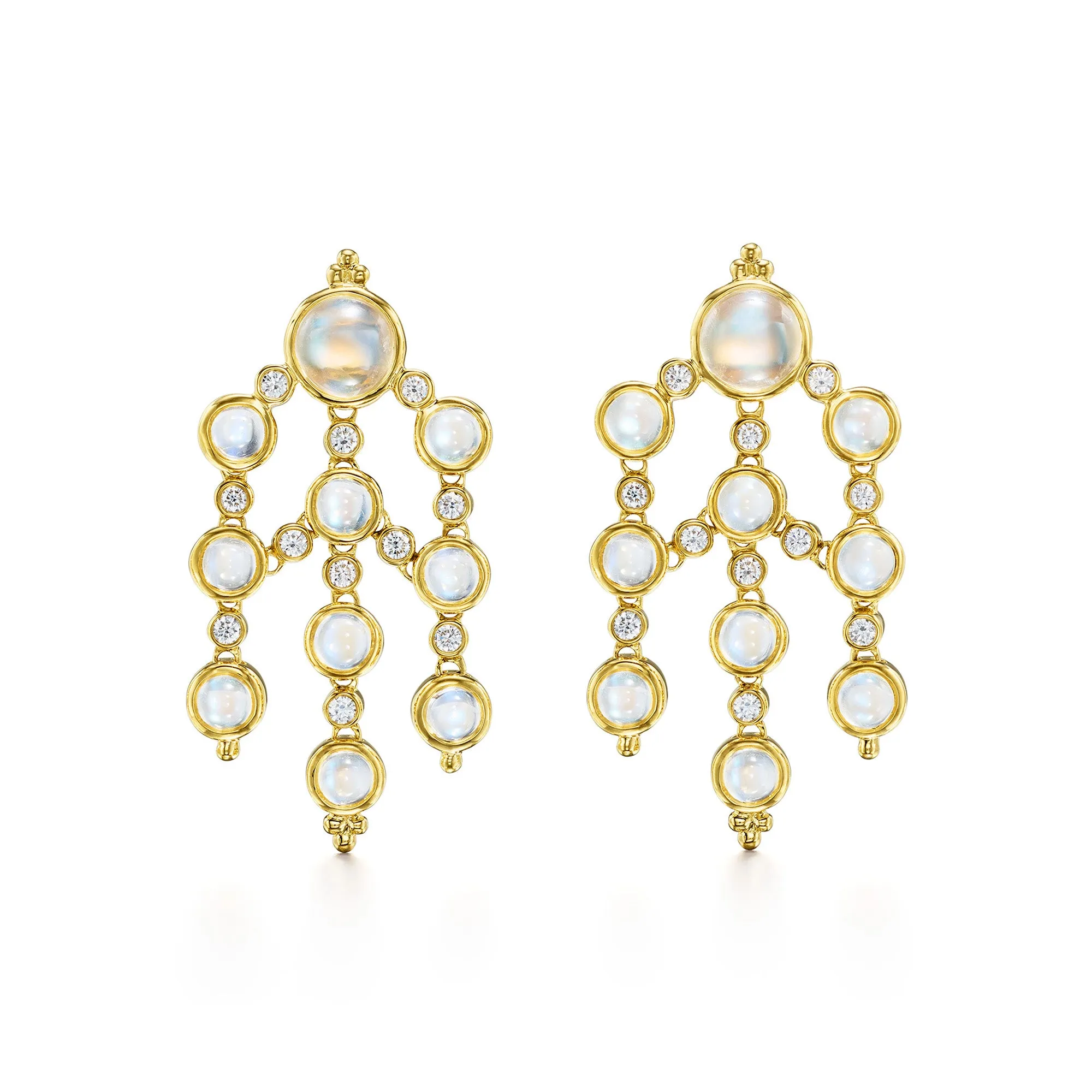 18K Galaxy Drop Earrings