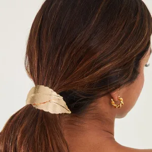Accessorize London Rose Gold Hair Layered Leaf Barrette