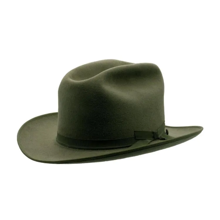Akubra - Campdraft - Open Crown Fedora - Felt - Bluegrass Green