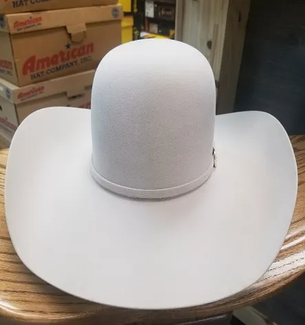 American Hat Company - Open Crown - 10X Silverbelly Tall Crown