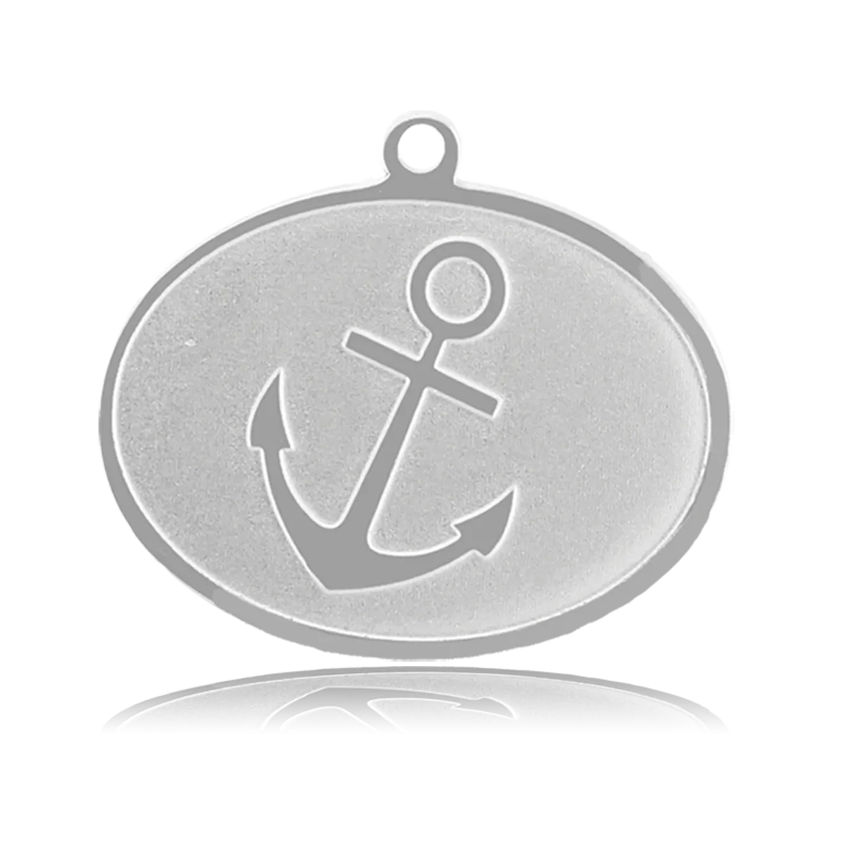 Anchor Charm with Green Yellow Jade Charity Bracelet