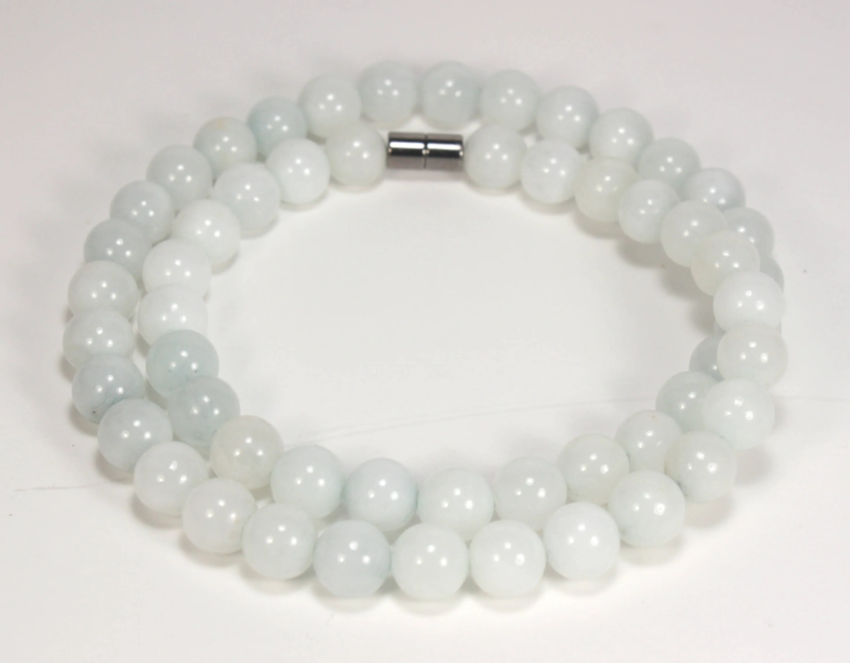 Aquamarine Necklace (10mm Medium Beads)