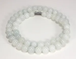 Aquamarine Necklace (10mm Medium Beads)