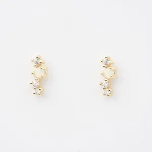 Asia Opal Stud Earrings