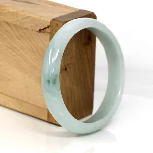 Baikalla Classic Real Jade Jadeite Bangle Bracelet ( 58.18 mm )#570