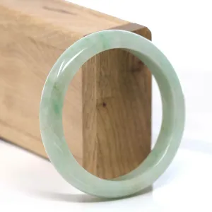Baikalla "Classic Bangle" Blue Green Natural Burmese Jadeite Jade Bangle ( 57.53 mm )#301