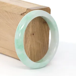 Baikalla "Classic Bangle" Green Lavender Natural Jadeite Jade Bangle ( 55.84 mm ) #597