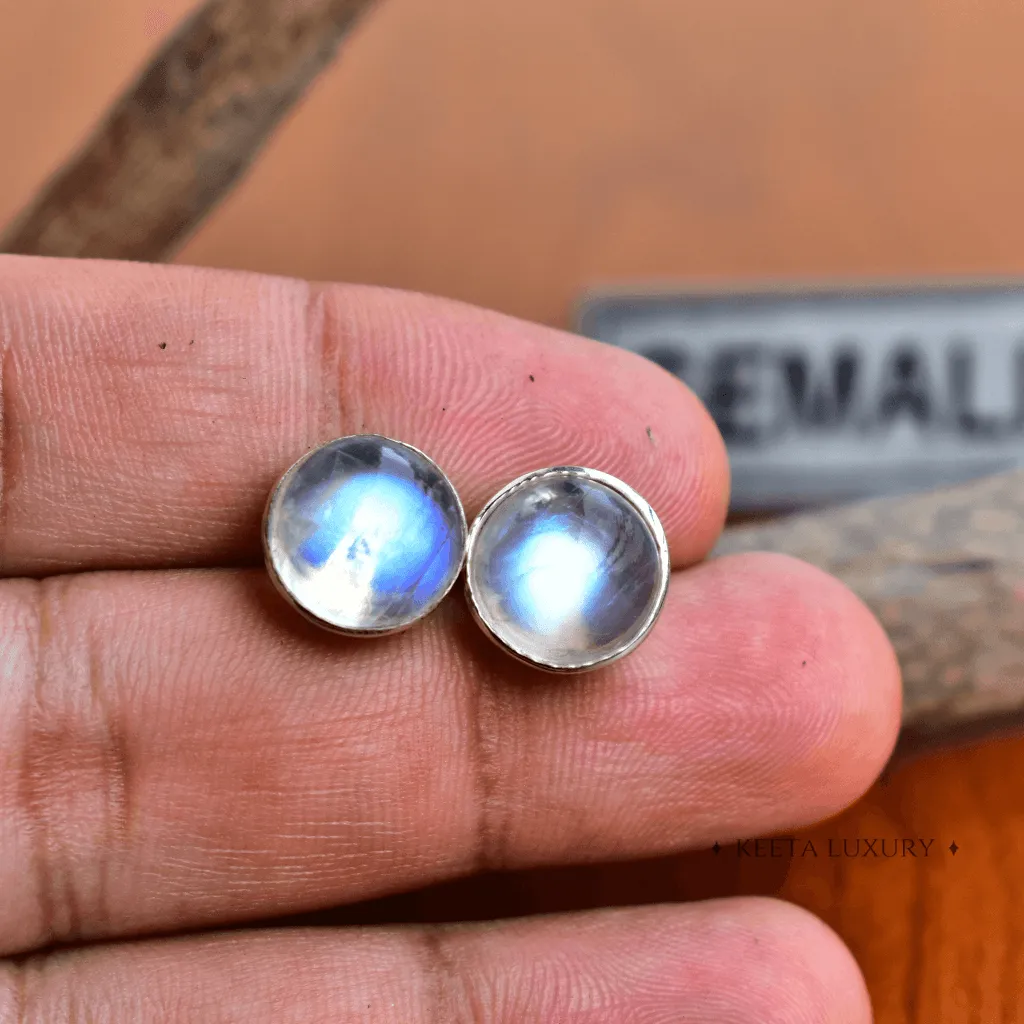 Basic - Moonstone Studs