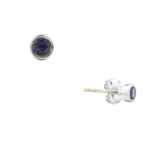 Bezel Stud, Iolite