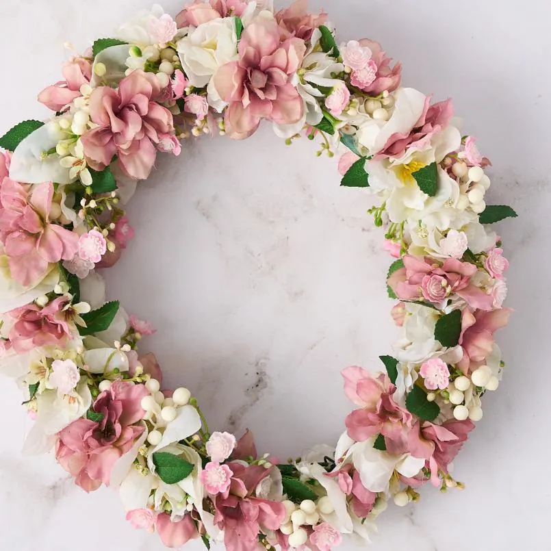 Blossom Charm Pink Flower Crown