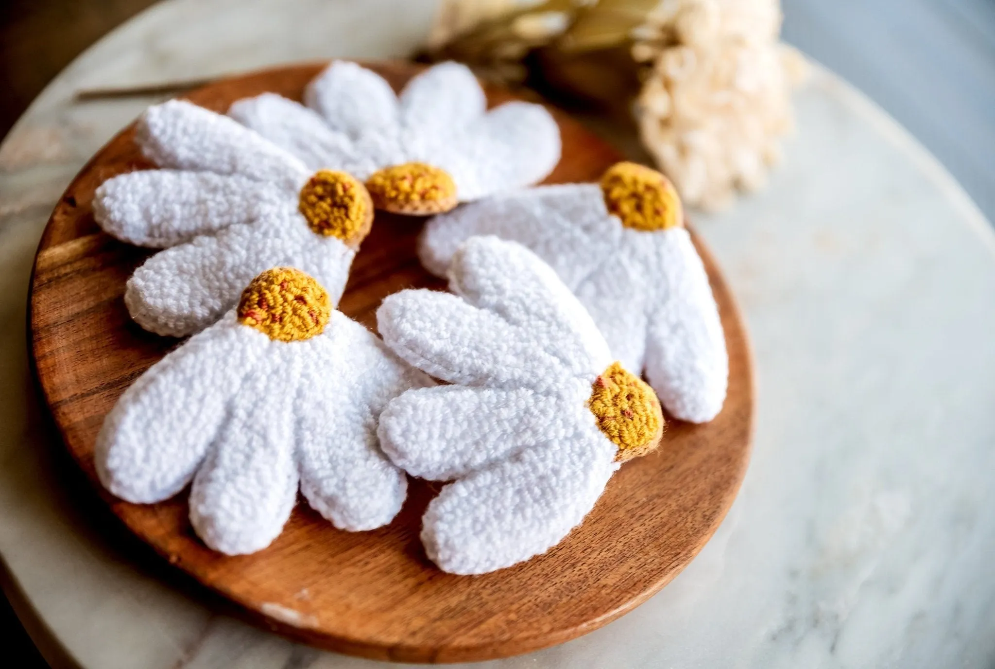 Boho Daisy Hair Clips