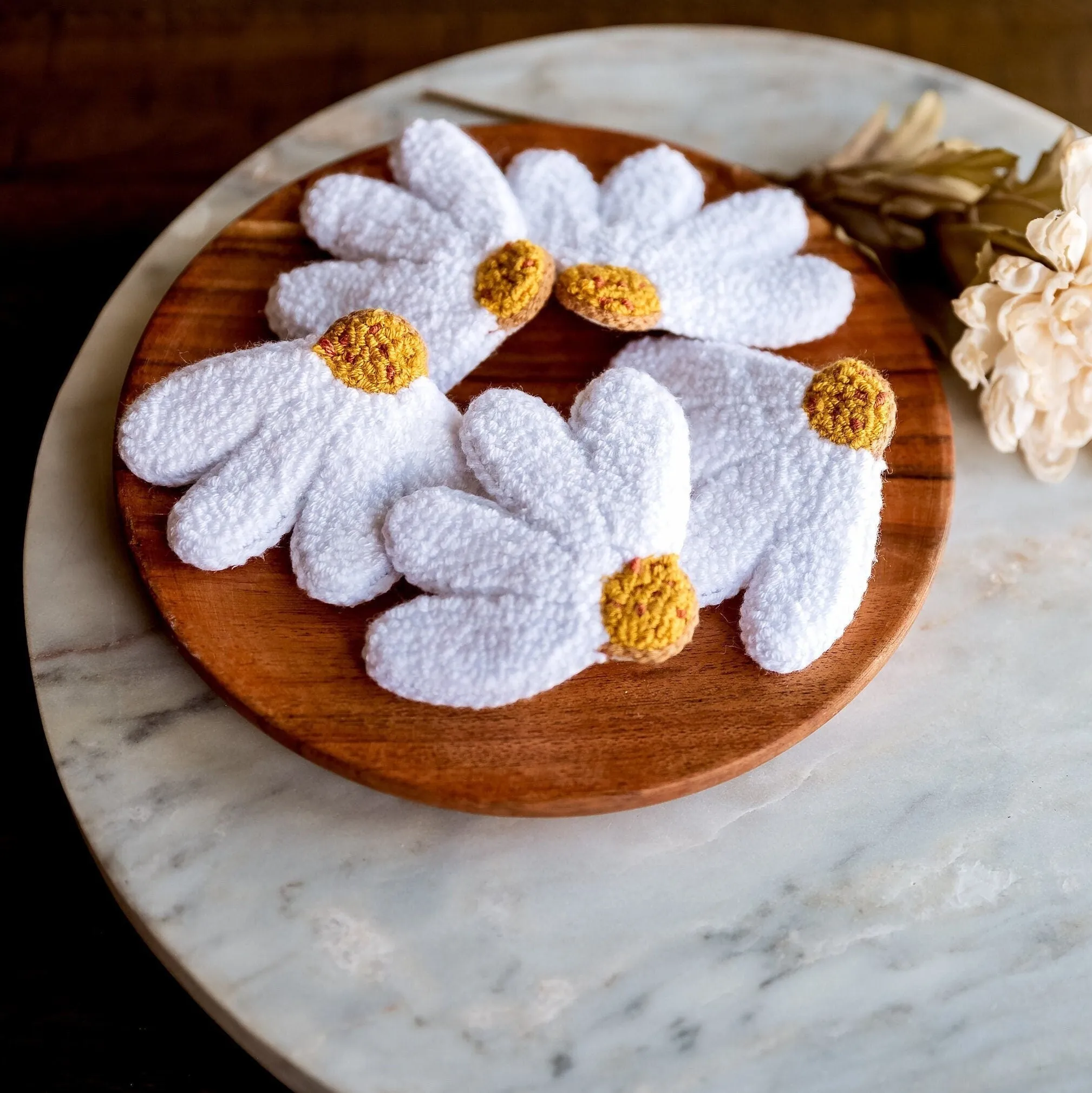 Boho Daisy Hair Clips