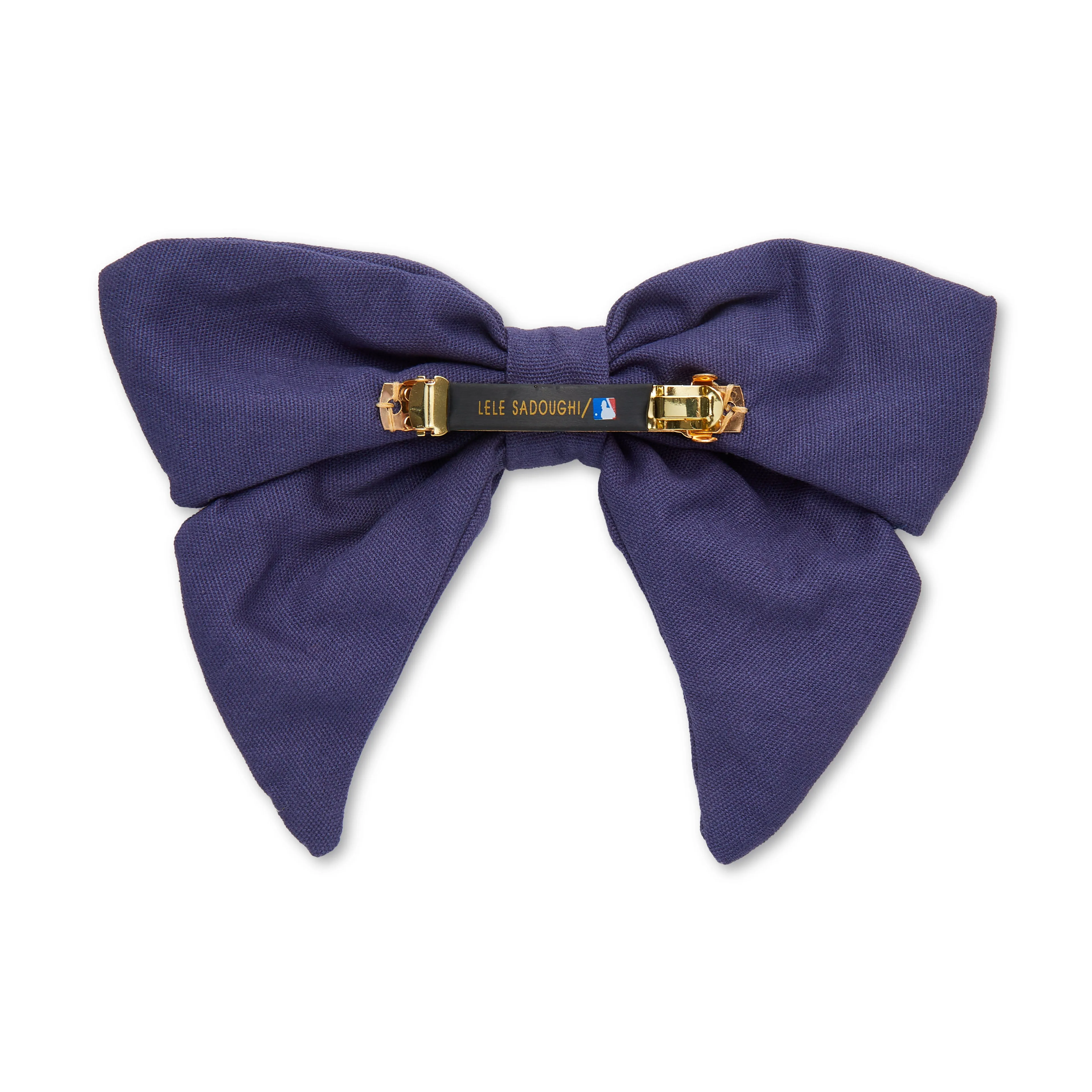 BOSTON RED SOX LELE SADOUGHI / MLB NAVY BOW BARRETTE