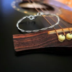 Braided Unisex Guitar String Bracelet