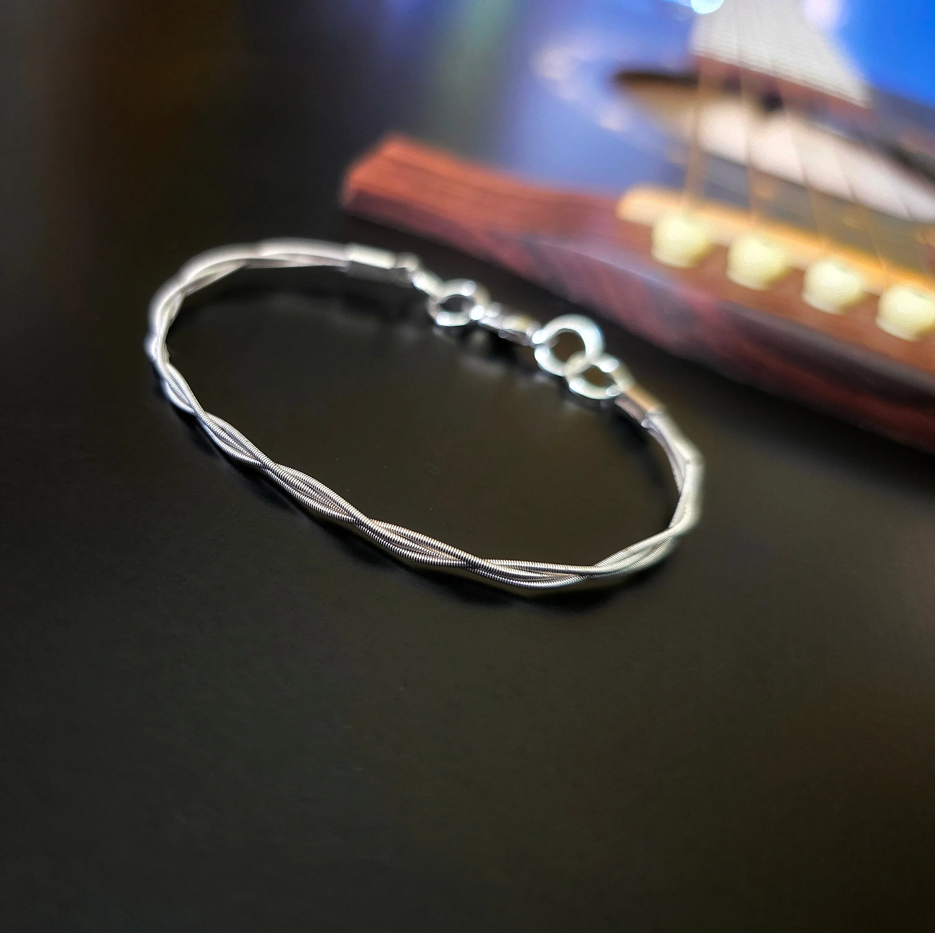 Braided Unisex Guitar String Bracelet