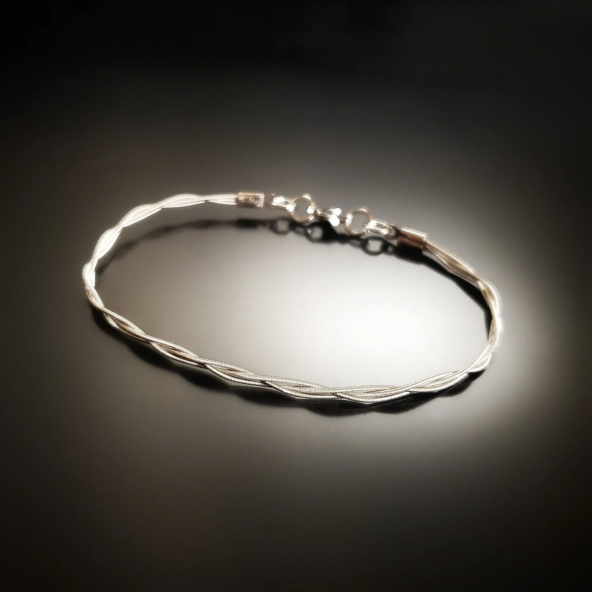 Braided Unisex Guitar String Bracelet