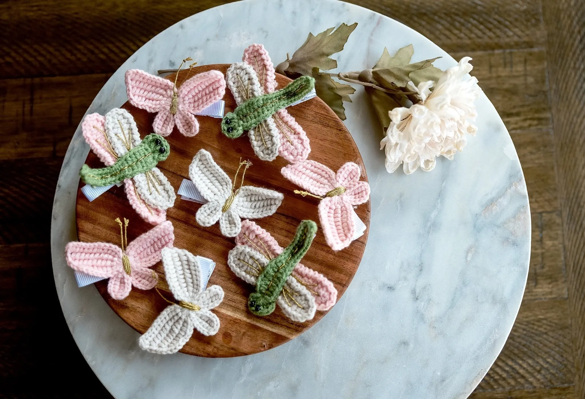 Butterfly and Dragonfly Hair Clips