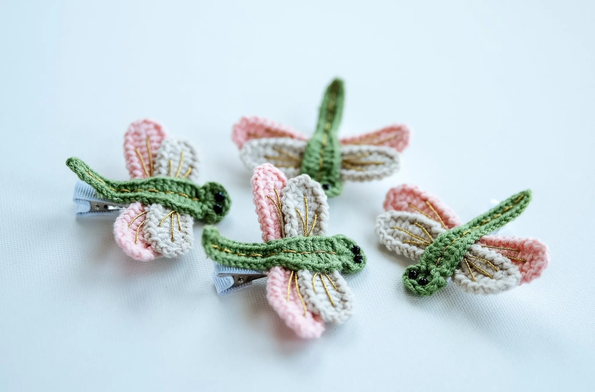 Butterfly and Dragonfly Hair Clips