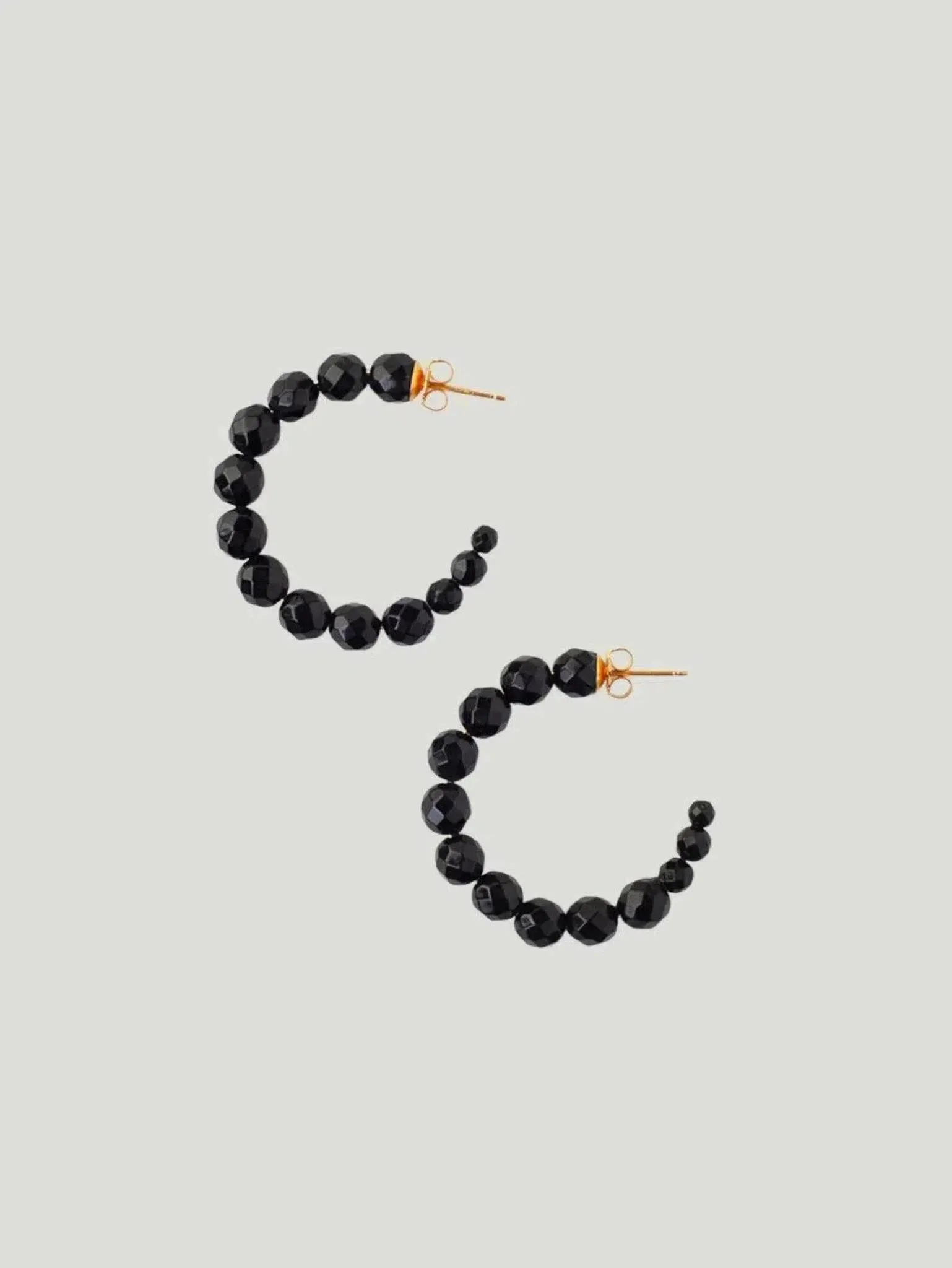 Chan Luu Medium Gemstone Hoop Earrings