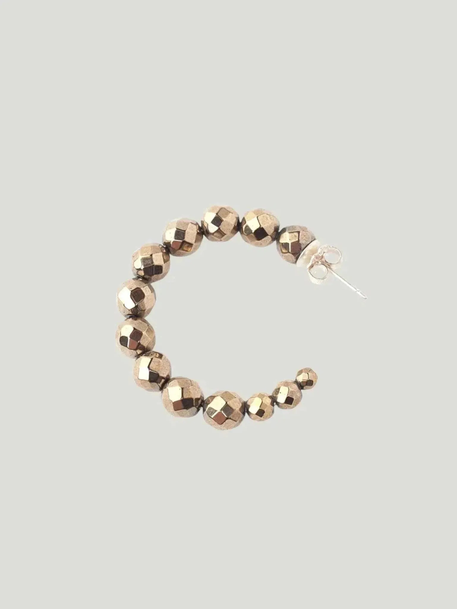 Chan Luu Medium Gemstone Hoop Earrings