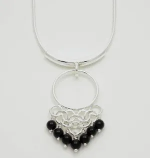 Chandelier Pendant with Stones