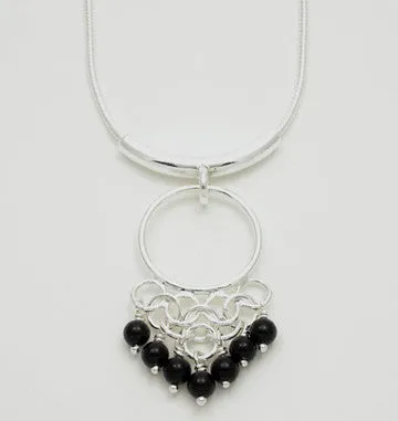 Chandelier Pendant with Stones