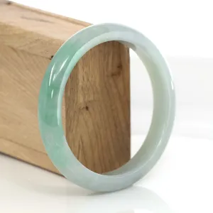 Classic Forest Green Genuine Jadeite Jade Bangle (62 mm) #644