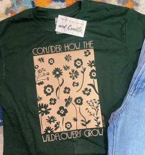 Consider How The Wildflowers Grew