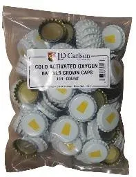 Crown Caps with Oxy-Liner, Cold Activated, ~150 Count