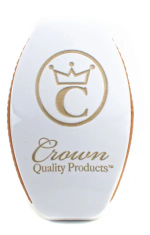 Crown Quality Products Caeser 2.0 Medium-Soft Palm Brush Titanium White