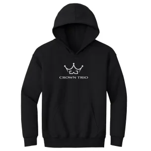 Crown Trio Logo Stacked WHT