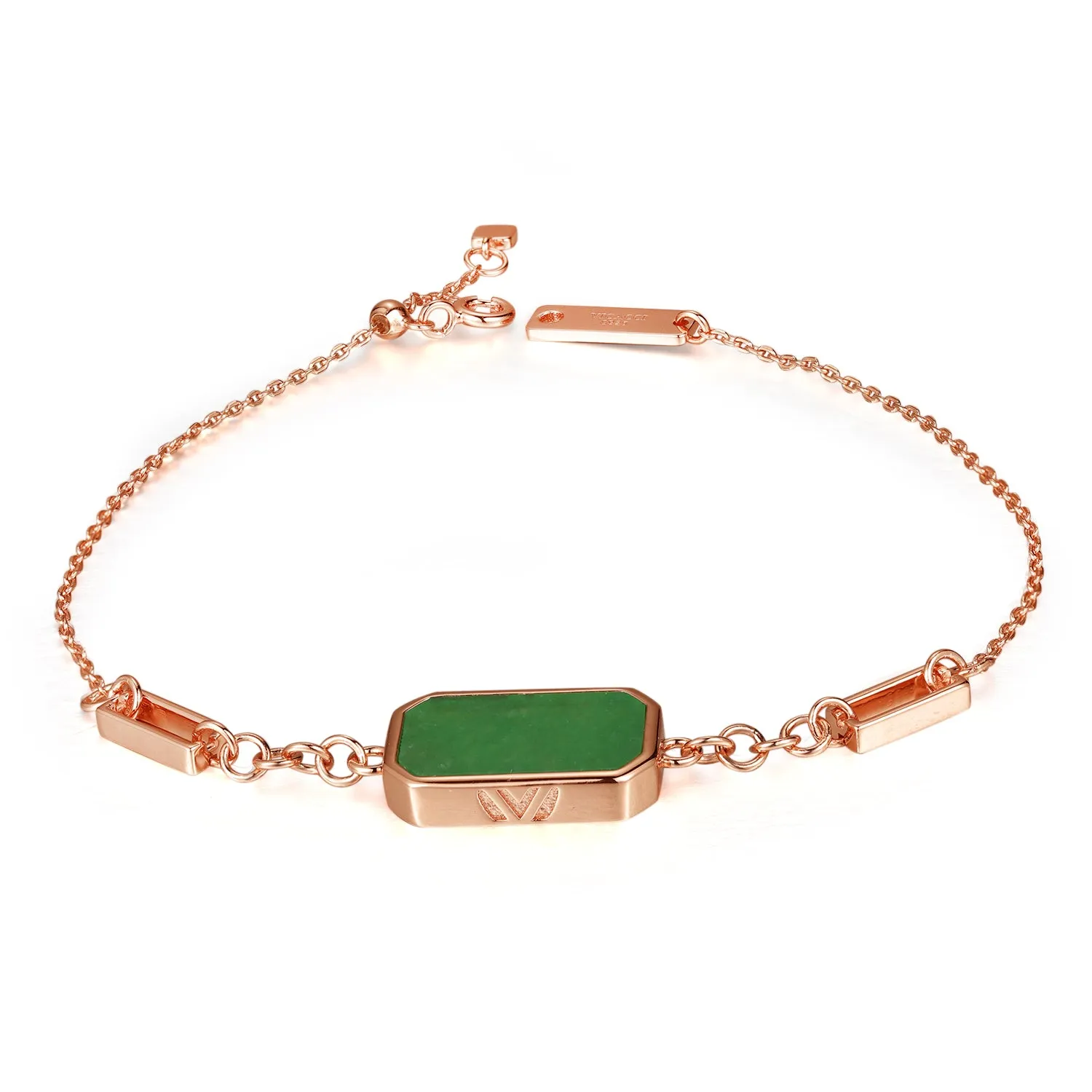 Cube Jade Bracelet