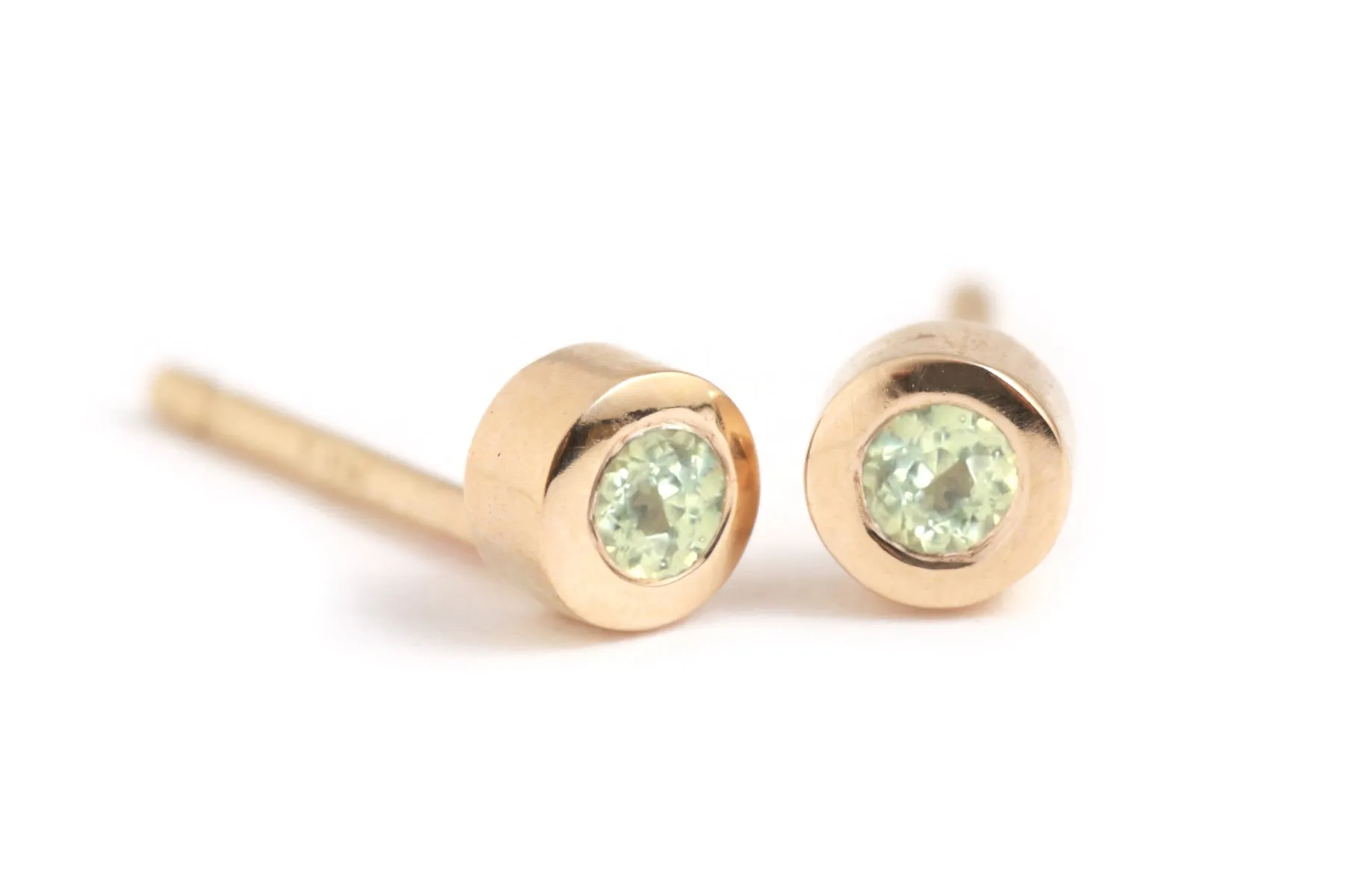 Customizable Gemstone Stud Earrings