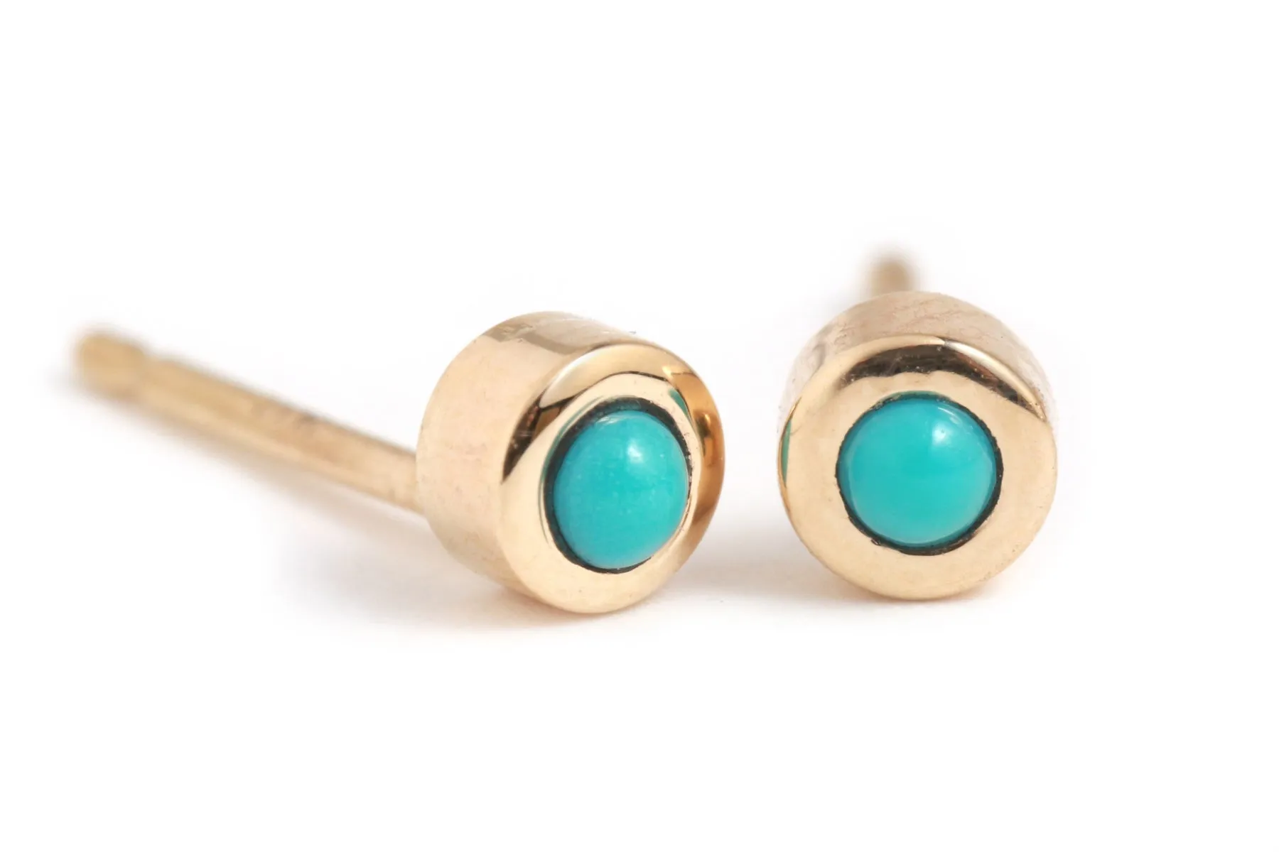 Customizable Gemstone Stud Earrings