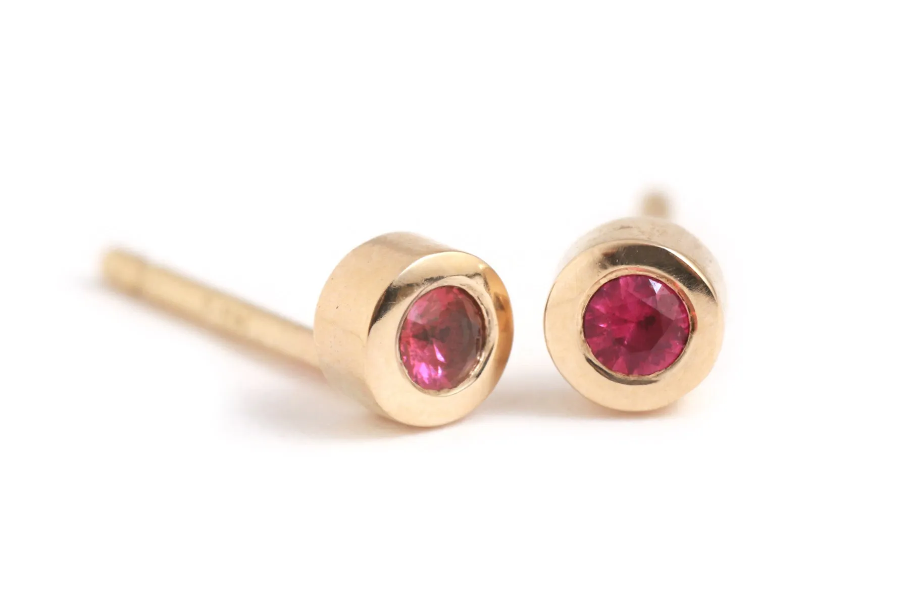 Customizable Gemstone Stud Earrings