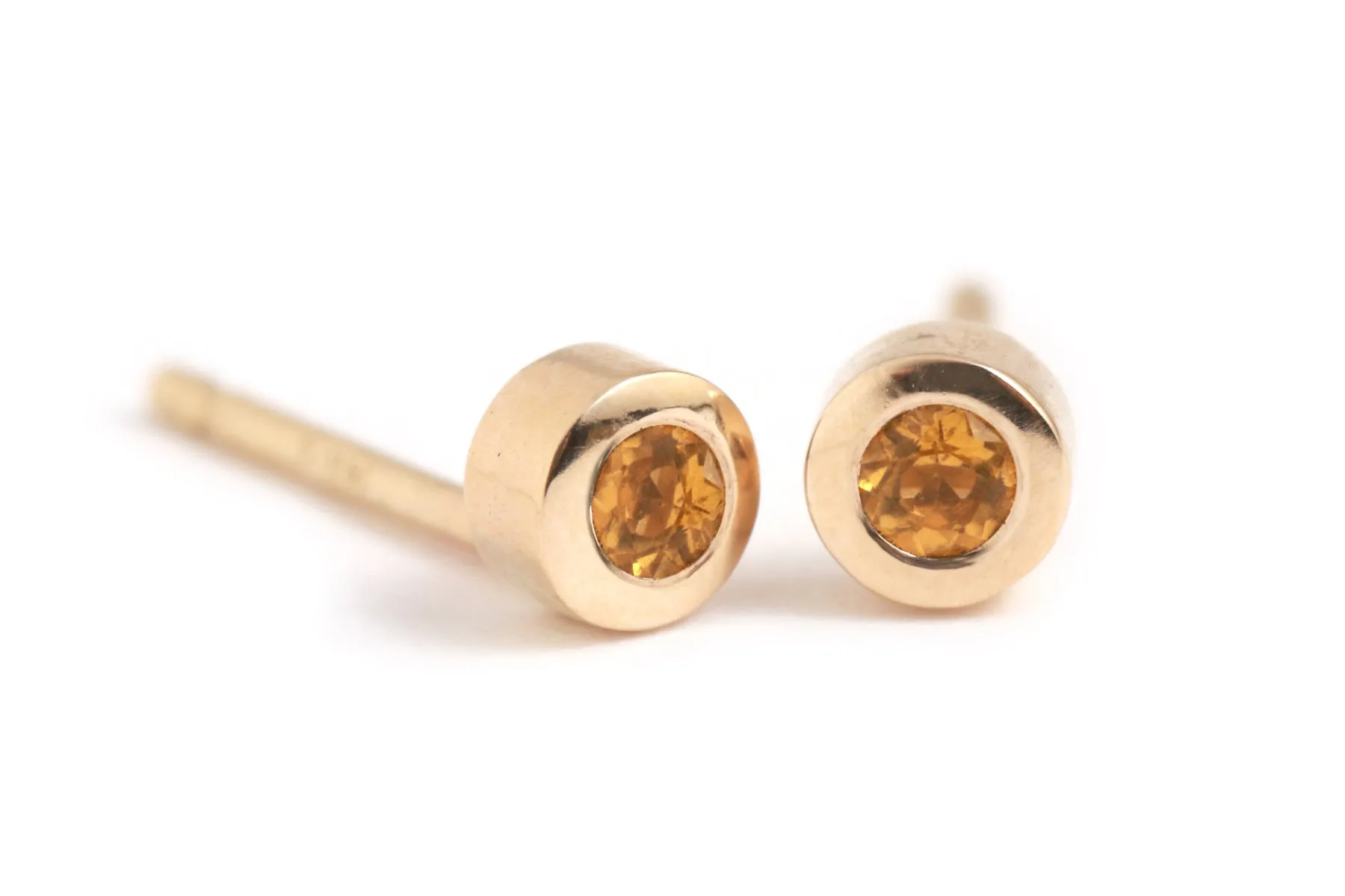 Customizable Gemstone Stud Earrings