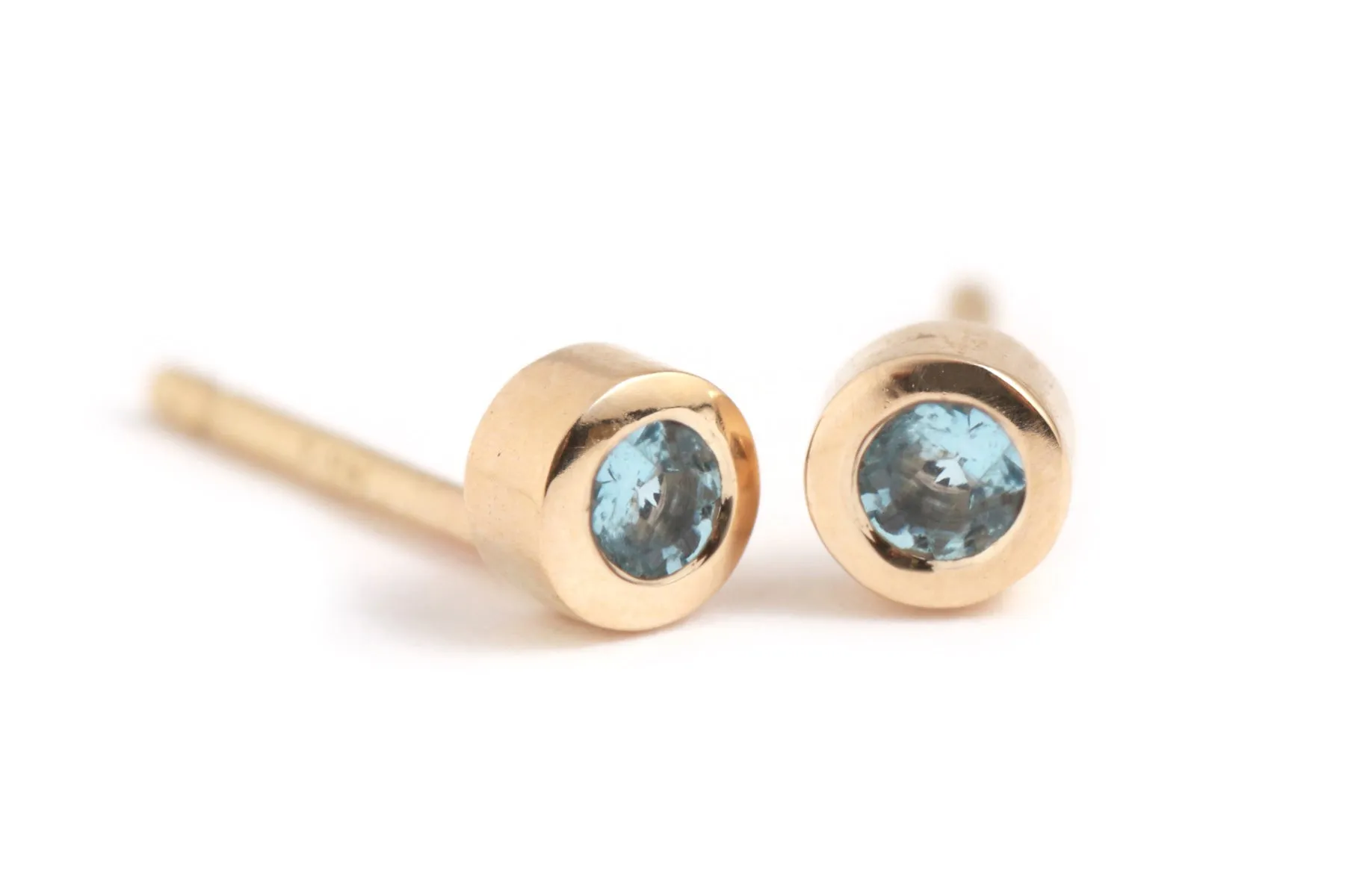 Customizable Gemstone Stud Earrings