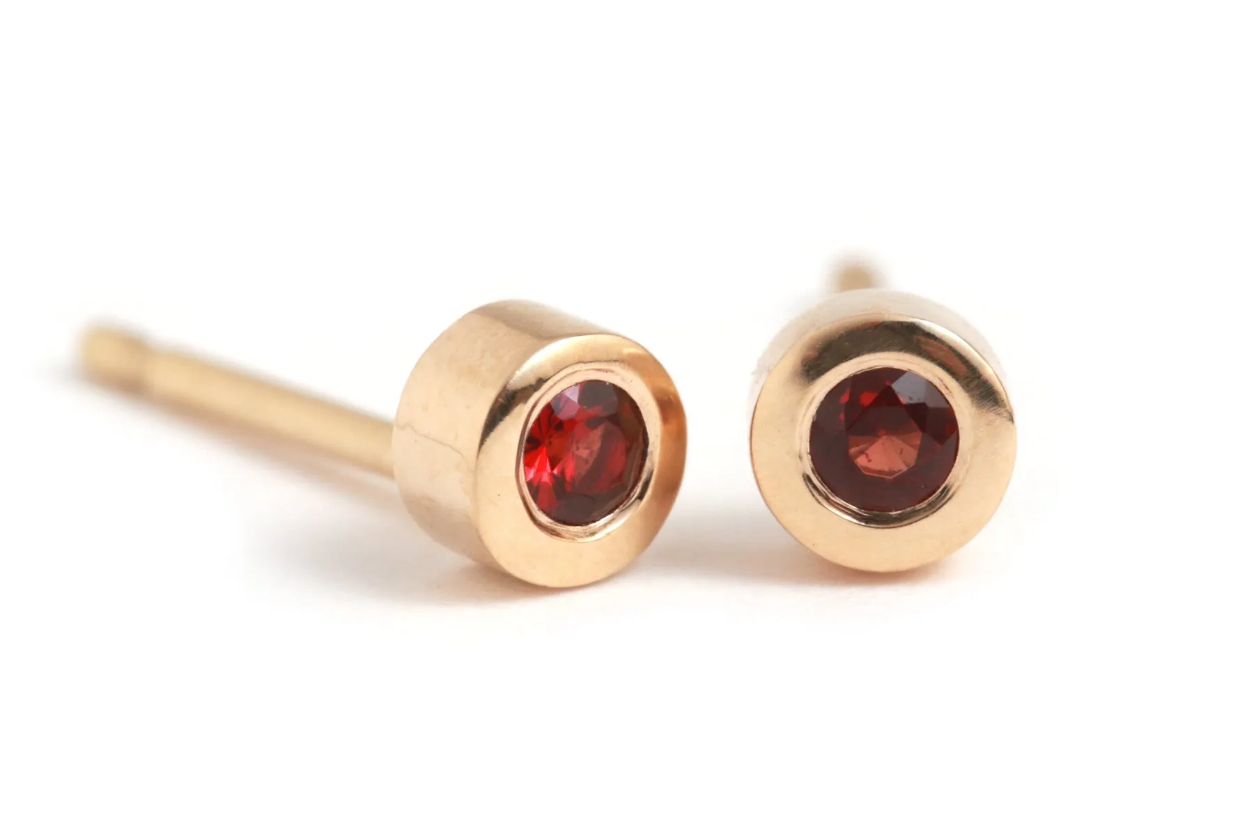 Customizable Gemstone Stud Earrings
