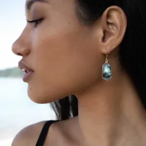 Dea Earrings - Labradorite