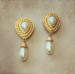 Edouard Rambaud pearl drop earrings