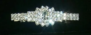 Exploding Marquis Rhinestone Barrette - #6438