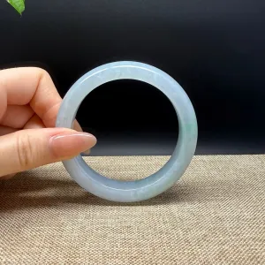 Genuine Burmese Green Jade Jadeite Bangle Bracelet ( 54.2mm )