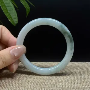 Genuine Burmese Green Jade Jadeite Bangle Bracelet ( 54.9mm )