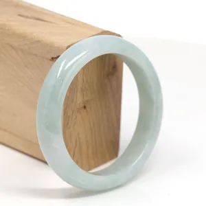 Genuine Burmese Jadeite Jade Bangle Bracelet ( 59.15 mm ) #T159