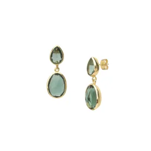 Green Tourmaline Earrings