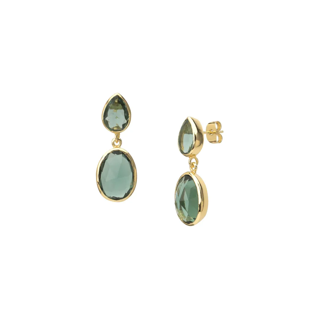 Green Tourmaline Earrings