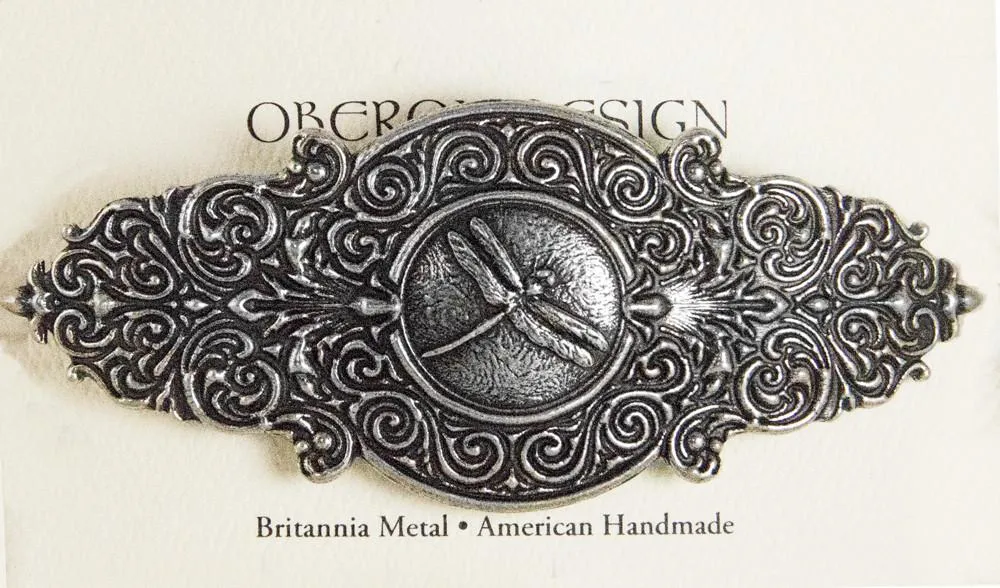 Hair Clip, Barrette, Crane