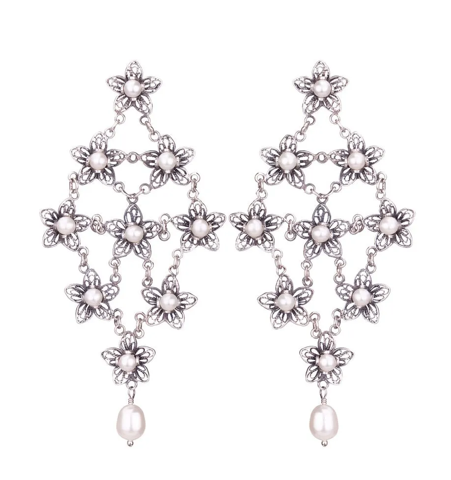 Intertwined Blossom Earrings