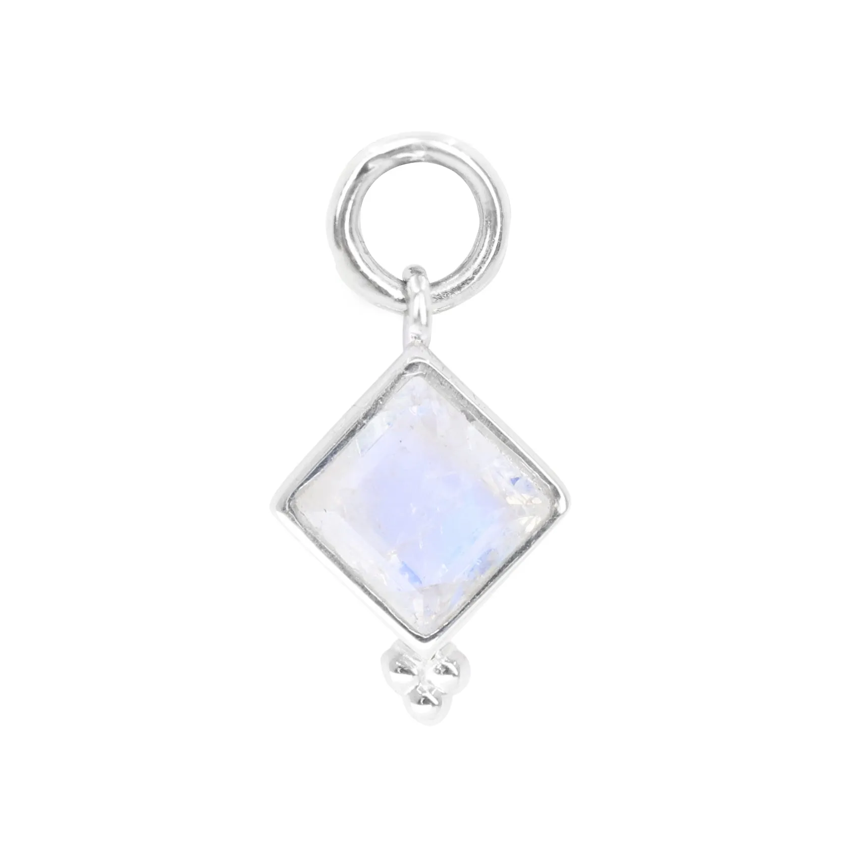 Isla Moonstone Silver Charm